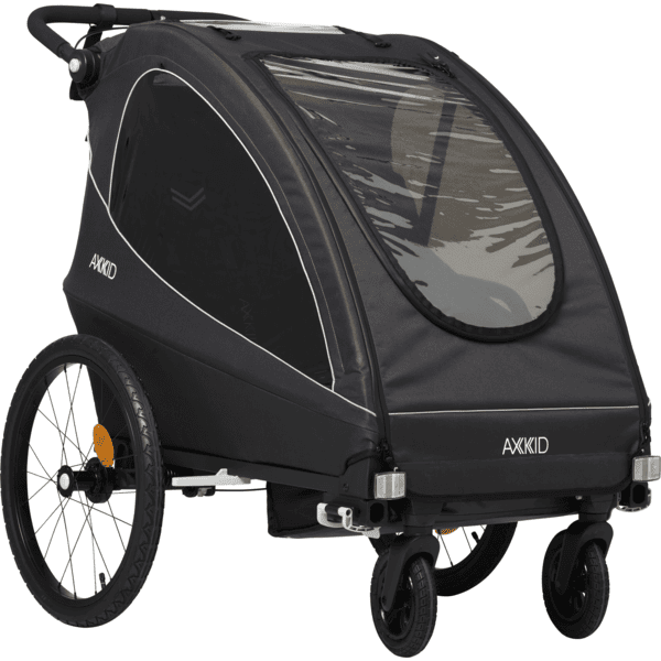 AXKID Kinderfahrradanhänger Grand Tour black