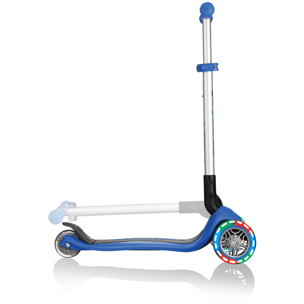 Globber patinete Primo Plegable con ruedas iluminadas, azul marino 