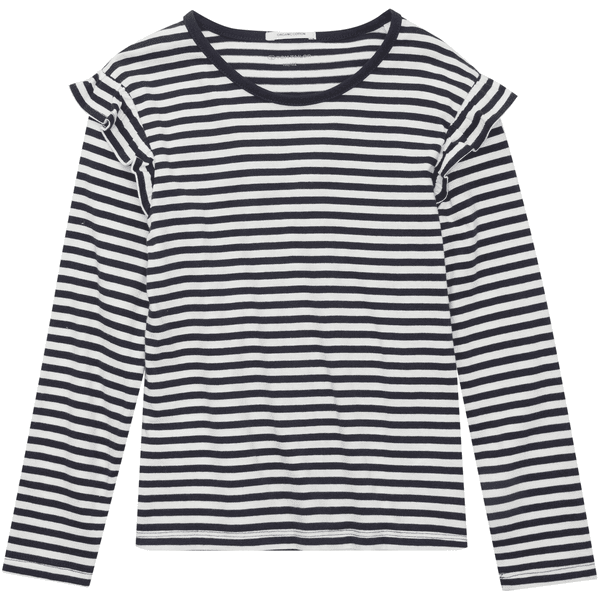 TOM TAILOR T-shirt à manches longues off white navy