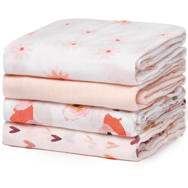 momcozy Verschoonmatten, Floral 4 stuks