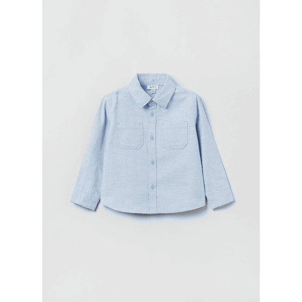 OVS Chemise flanelle bleue 