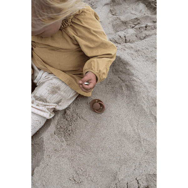 Chupete BIBS De Lux Silicona 0-36 meses, Desierto Sand & Sunshine 