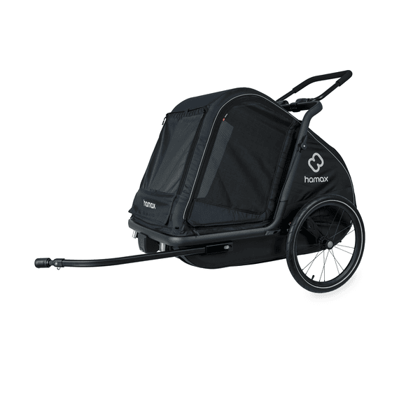 hamax Remorque de vélo pour chien Pluto L navy blue/black