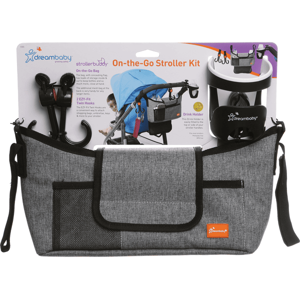 Meander Digitaal onenigheid Dream baby ® 3-in-1 wandelwagen tas combo set voor onderweg (wandelwagen  tas / wandelwagen haak / bekerhouder) | pinkorblue.be