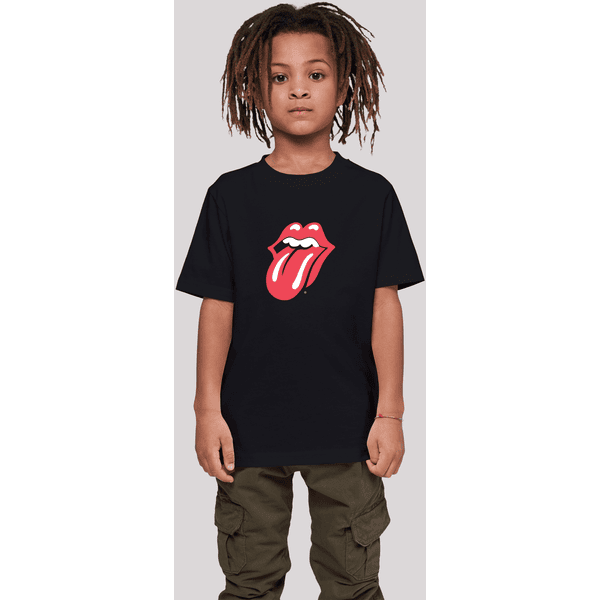 Stones F4NT4STIC Zunge Rolling T-Shirt schwarz Rot The