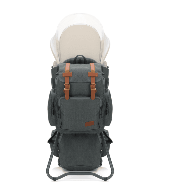 fillikid Zaino porta bimbo grigio melange pinkorblue
