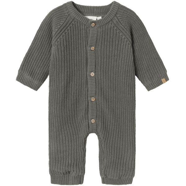 Lil'Atelier Strick-Overall Nbmnalo Pewter