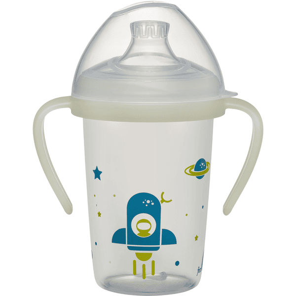 nip® Tasse enfant first moments Day & Night 270 ml fusée dès 6 mois  silicone