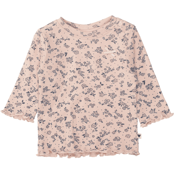 STACCATO  Camisa suave blush estampada 