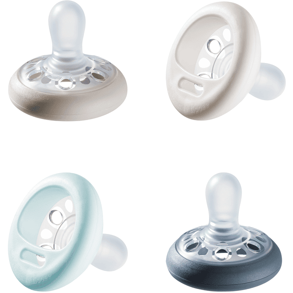 Tommee Tippee Sucettes 0-6 mois silicone lot de 4