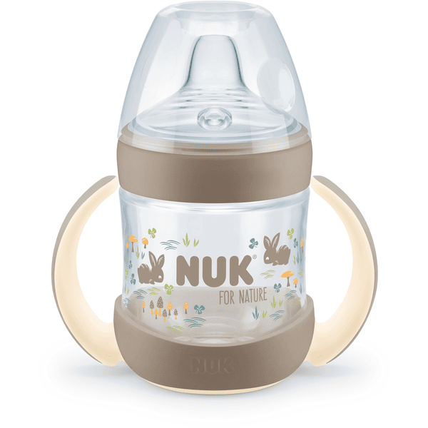 NUK Trinklernflasche NUK for Nature, 150ml, braun