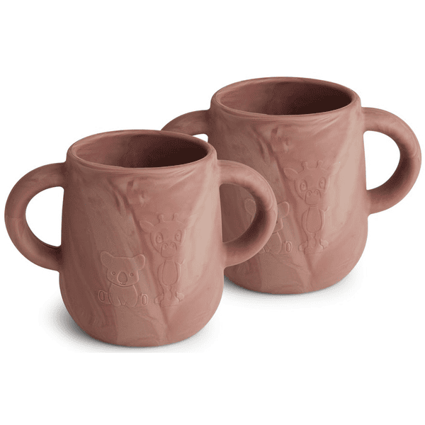Nuuroo Tasse pour enfants Abiola 145ml 2 pièces, Red Mix