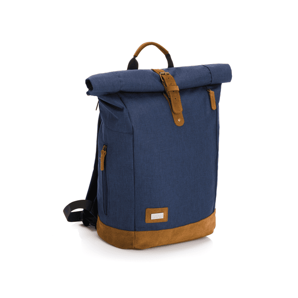 fillikid Luiertas Rugzak Rolltop Berlin Navy Melange