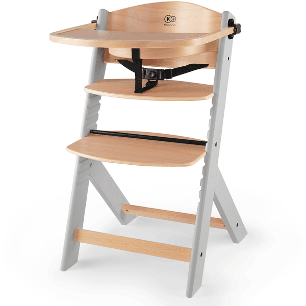 Kinderkraft Kinderstoel ENOCK wood grey