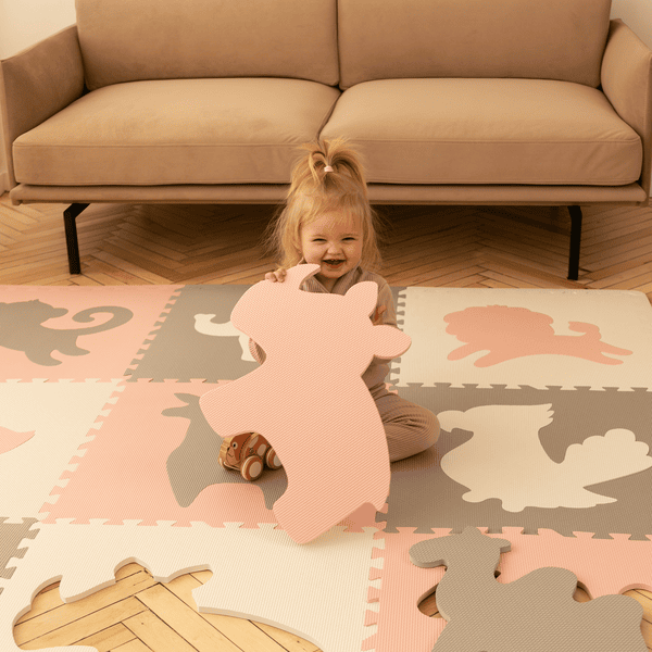 Hakuna Matte Alfombra de juego para bebé 200 x 150 cm rosa