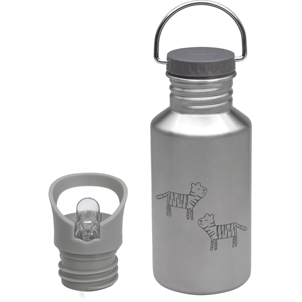 LÄSSIG Bottiglia in acciaio inox, Safari Tiger 500 ml