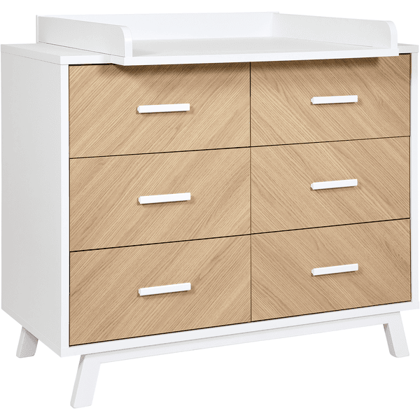 Moderne Wickelkommode Vicenza Oak Weiß