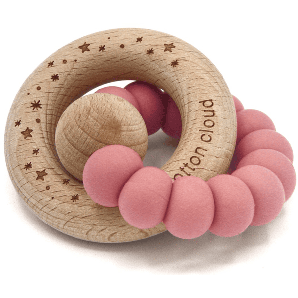 the cotton cloud Beissring Round aus Silikon Wild Rose