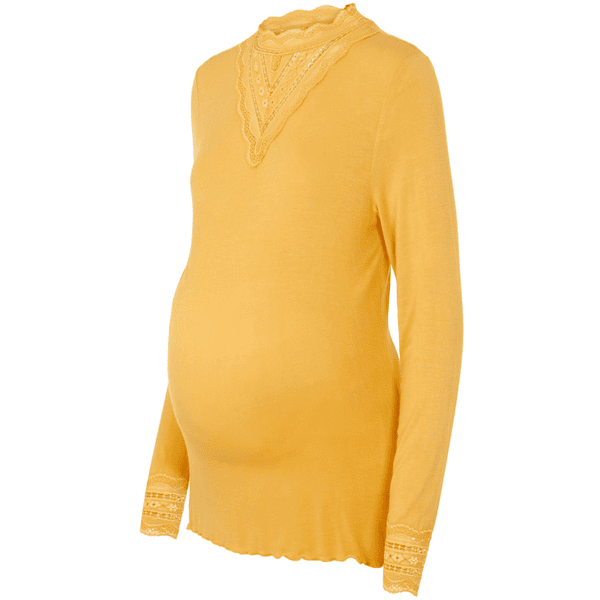 mama;licious Chemise à manches longues MLREESE Golden Apricot 