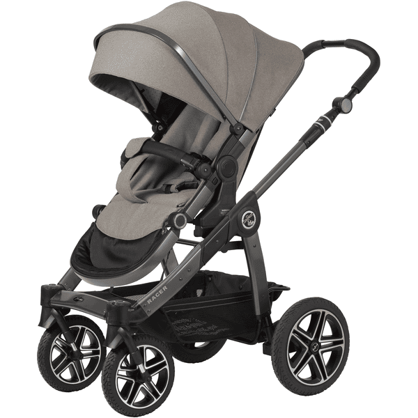 Hartan Kinderwagen Racer GTX Casual Collection classy dots (906) Gestellfarbe platin