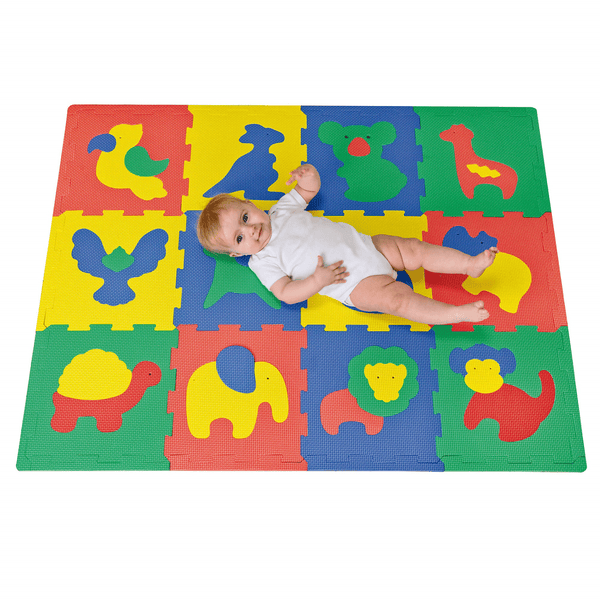 Hakuna Matte Alfombra puzzle Dinosaurio safari (120 x 120 cm) 