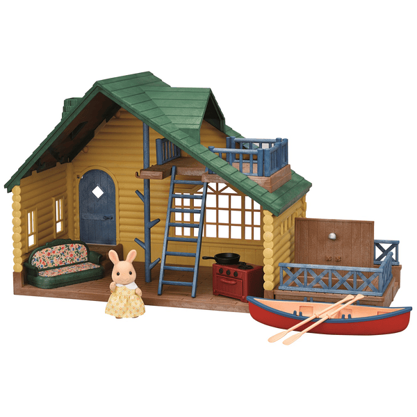 Sylvanian Families ® Hirsimökki vihreällä katolla -lahjasetti |  