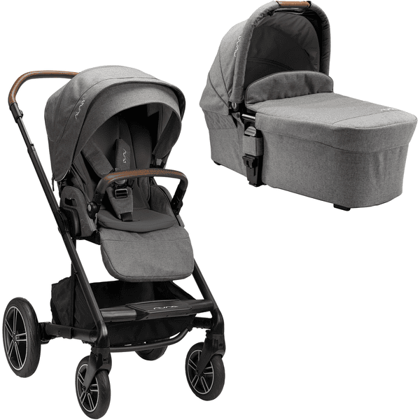 Nuna Kinderwagen MIXX next inkl. Babywanne Granite