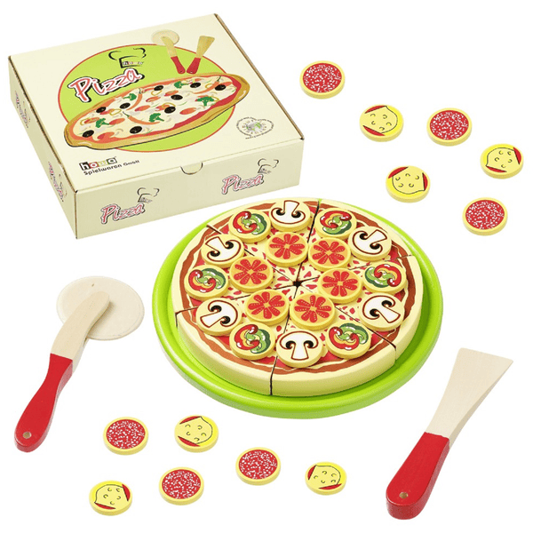 howa® Pizza de juguete madera