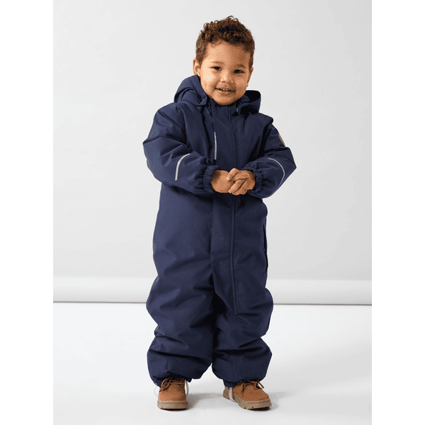 name it Combinaison de ski enfant Nmnsnow10 Dark Sapphire roseoubleu