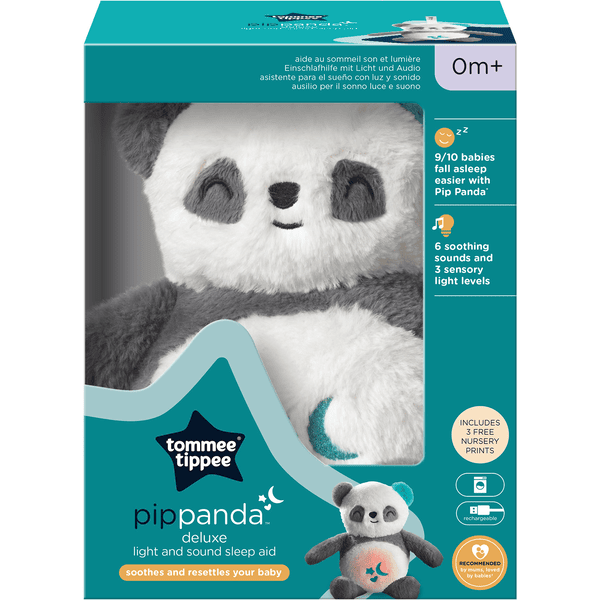 Tommee Tippee Peluche d'aide au sommeil Deluxe-Grofriend lumineuse sonore  panda Pippo