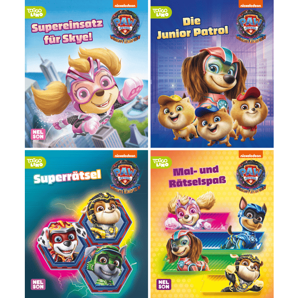 Carlsen 4er PAW Patrol - Mighty Movie 1-4