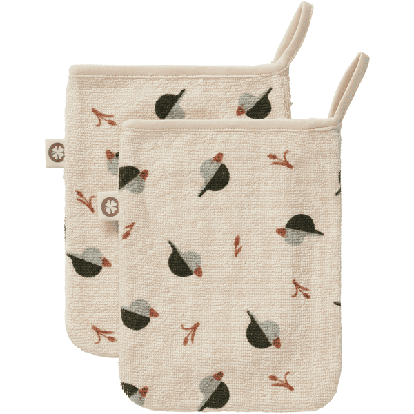 Noppies Waschlappen Printed duck terry wash cloths Beetle