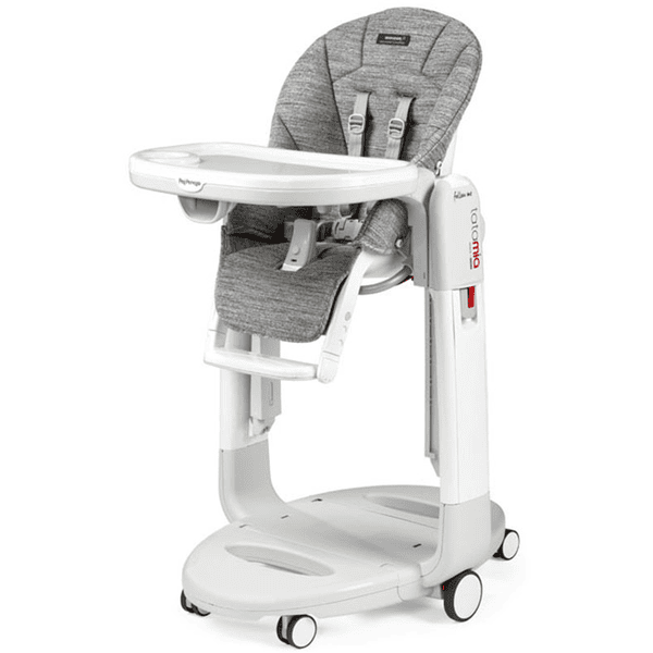 Housse chaise haute Tatamia stripes grey Peg Perego - Les bébés du bonheur