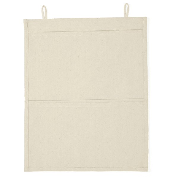 Kids Concept ® Tasche a muro in tessuto, beige chiaro 