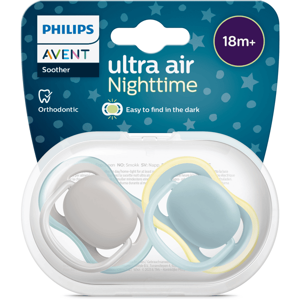 Chupete Philips AVENT Ultra Air para bebés de 6 a 18 meses, Oso