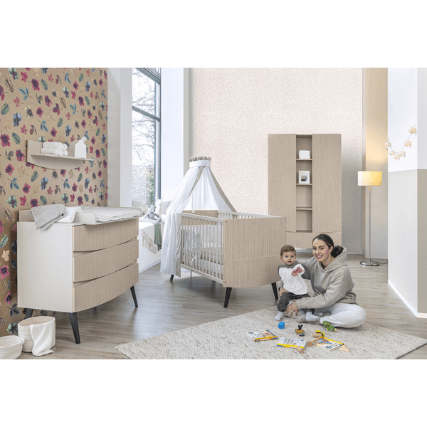 Schardt Kinderzimmer Set Smile Connery natur/Carat beige 2-türig