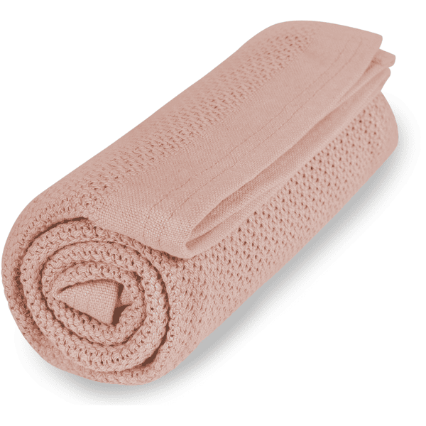 VINTER& BLOOM Coperta Soft Grid - rosa