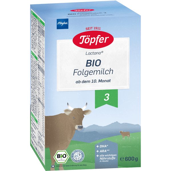 Töpfer Folgemilch Bio 3 600 g ab dem 10. Monat