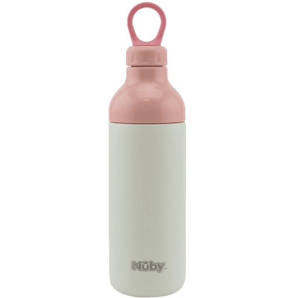 Gourde Nûby Free Flow acier inoxydable 600ml 4 ans et 