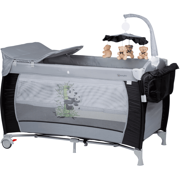 babyGO Reisebett Sleeper delux - black