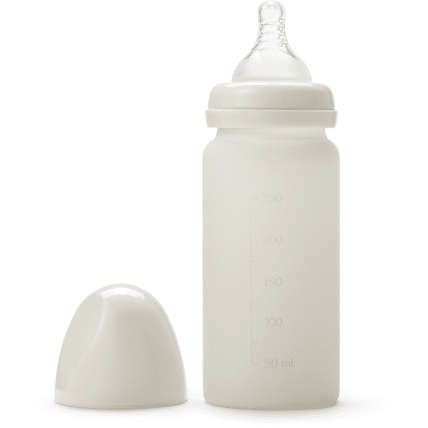 Elodie Babyflasche aus Glas 250 ml, Vanilla White