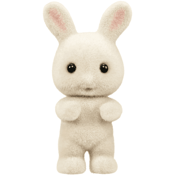 FAMILLE LAPIN CREME - SYLVANIAN FAMILLES