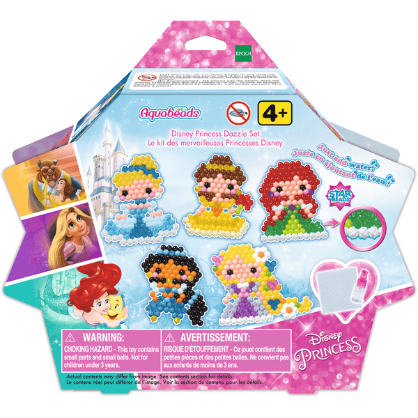 Aquabeads® Jeu de bricolage enfant perles étoiles princesses