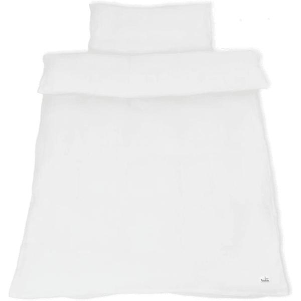 Pinolino Muslin-sengetøy 100 x 135 cm, hvit