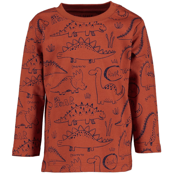 BLUE SEVEN Langarmshirt ziegel
