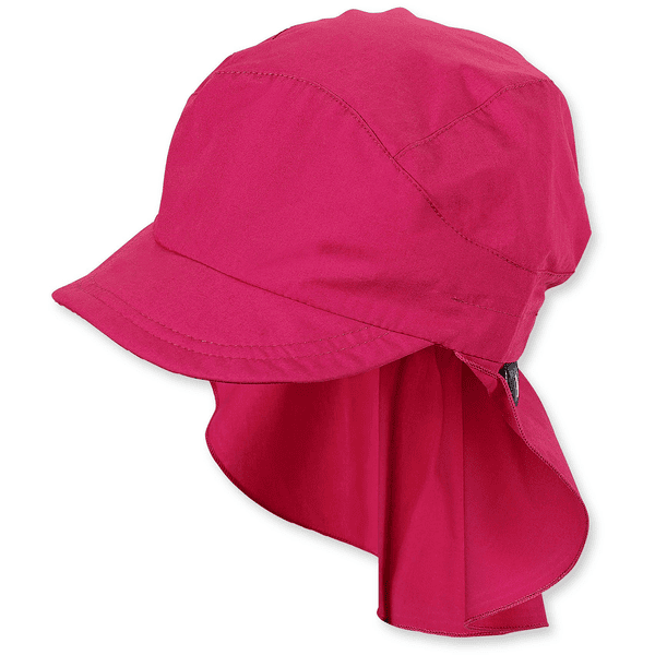 Sterntaler Schirmmütze mit Nackenschutz magenta