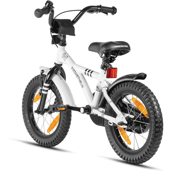 TFCFL Vélo pour enfant 14 avec roues stabilisatrices (blanc