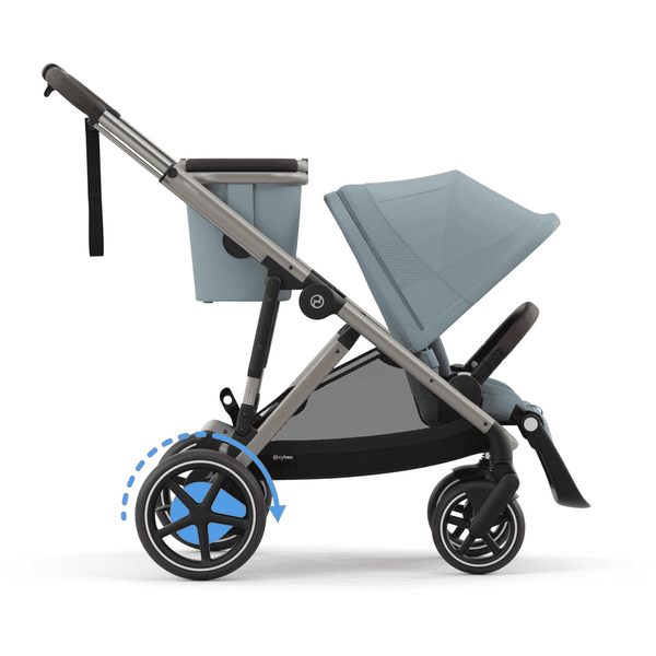 cybex GOLD Passeggino e-Gazelle S Taupe Stormy Blue