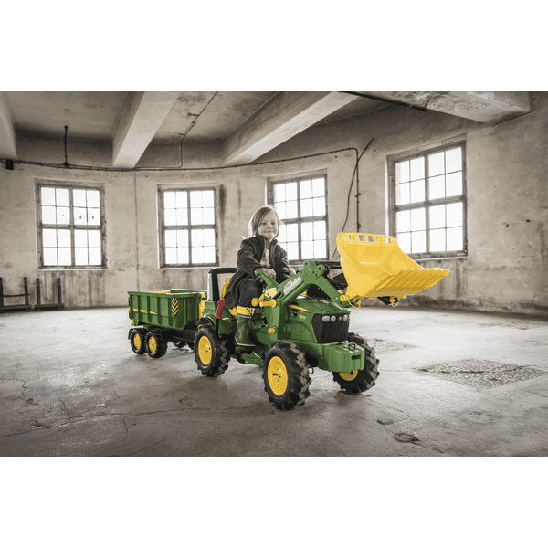 Rolly Toys - 710126 - Tracteur à pédales J.Deere 7930 146 cm avec pneus à  chambre à air, boîtier de vitesse, pelle et freins : : Jeux et  Jouets