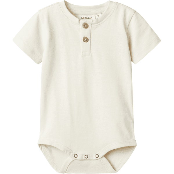 Lil'Atelier body met korte mouwen Nbmdolan Turtledove